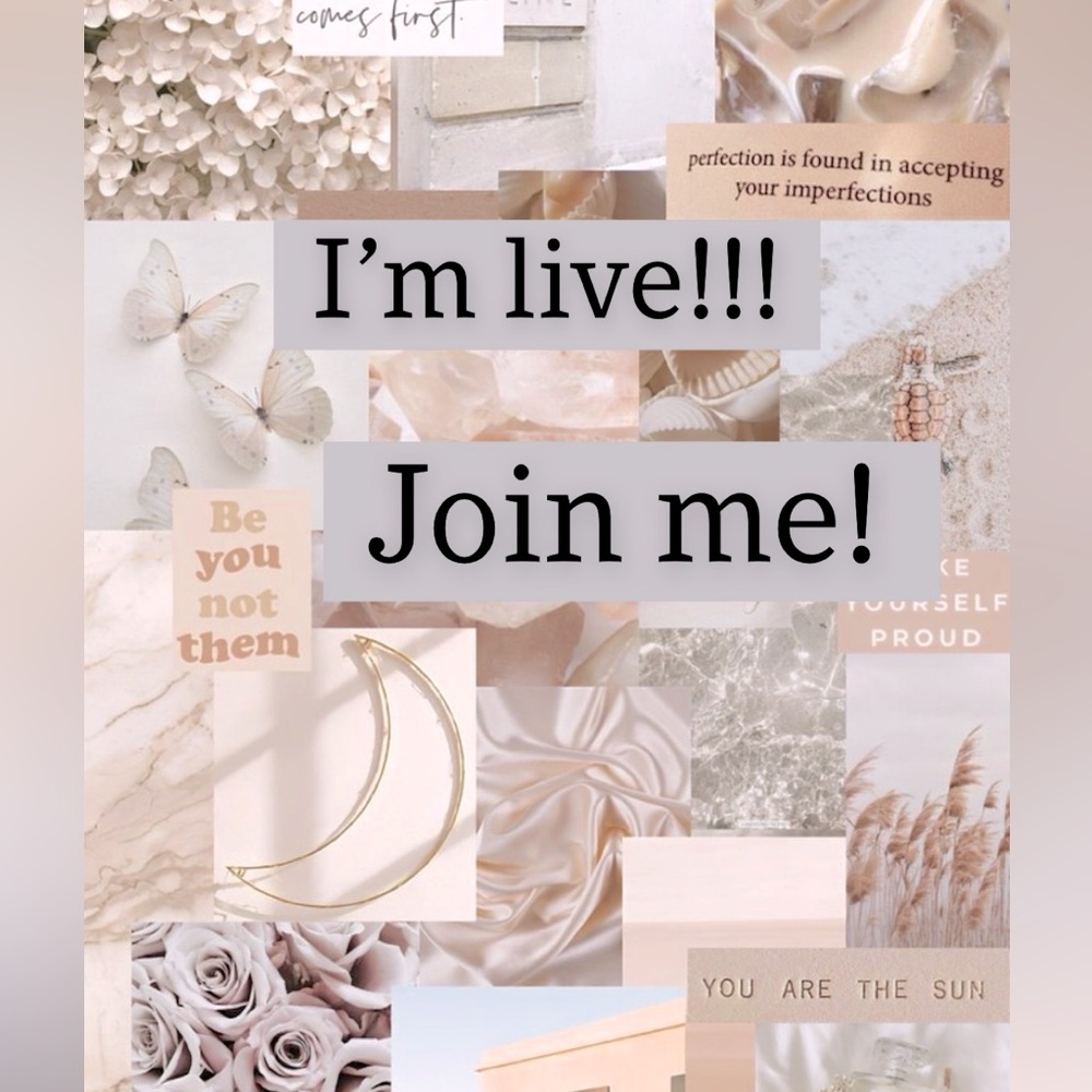 LIKE THIS TO BE NOTIFIED WHEN I AM LIVE!!